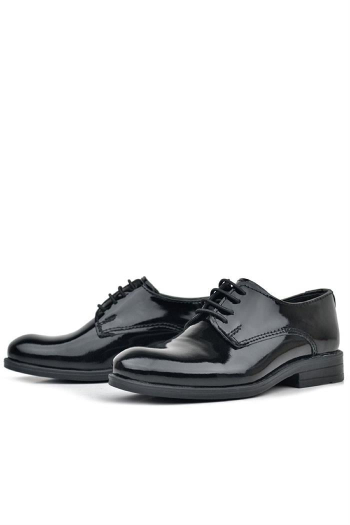 Siyah Rugan Bağcıklı Oxford Çocuk Ayakkabı - Görsel 6