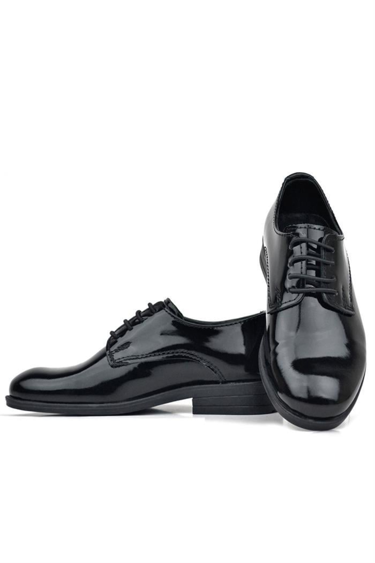 Siyah Rugan Bağcıklı Oxford Çocuk Ayakkabı - Görsel 8