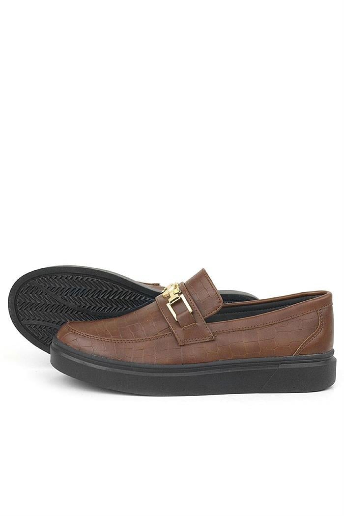 Taba Tokalı Loafer Çocuk Klasik Ayakkabı - Görsel 6