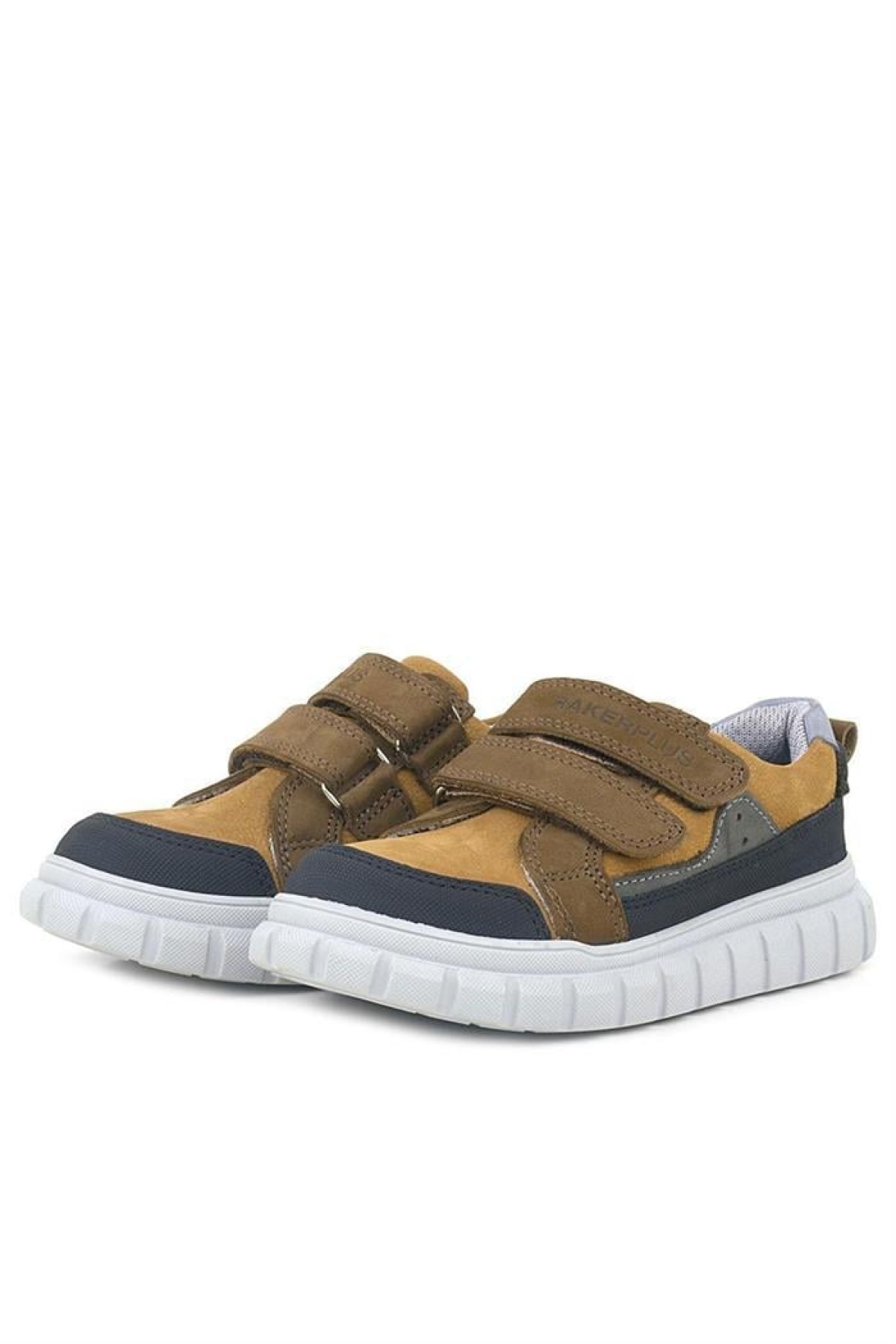 Hakiki Deri Kahverengi Cırtlı Çocuk Günlük Spor Okul Ayakkabı - Görsel 6