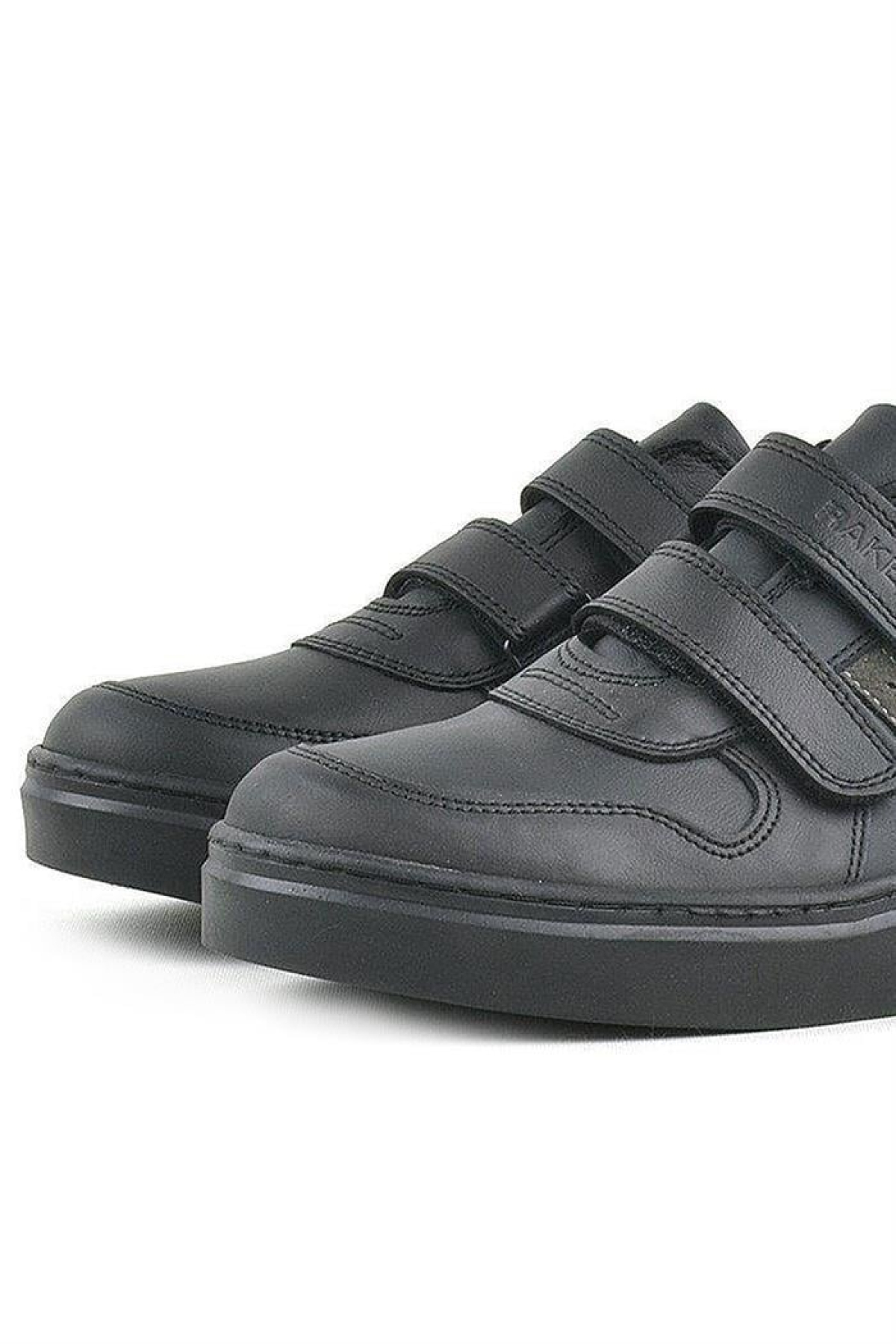 Hakiki Deri Siyah Cırtlı Erkek Çocuk Sneaker Ayakkabı - Görsel 8