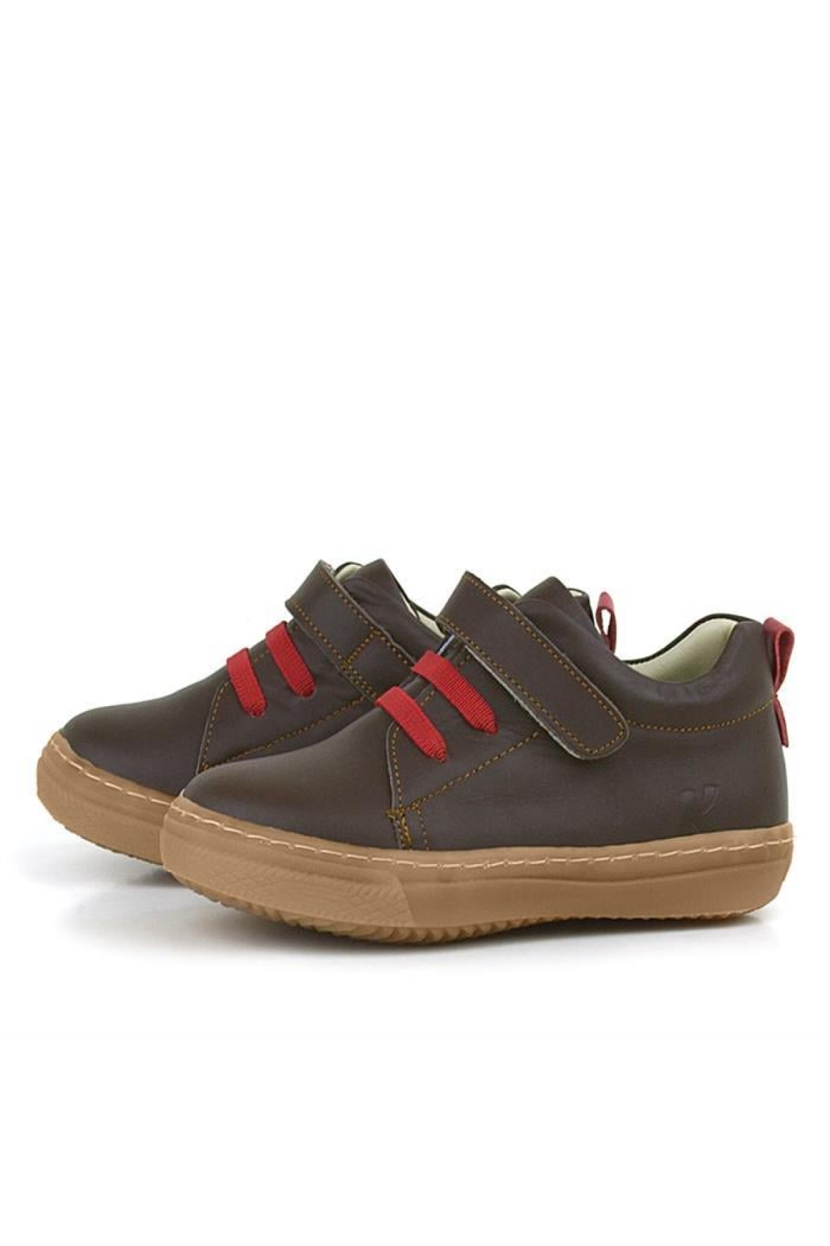 Anatomik Hakiki Deri Kahverengi Yumuşak Lastikli Cırtlı Çocuk Ayakkabı - Görsel 5