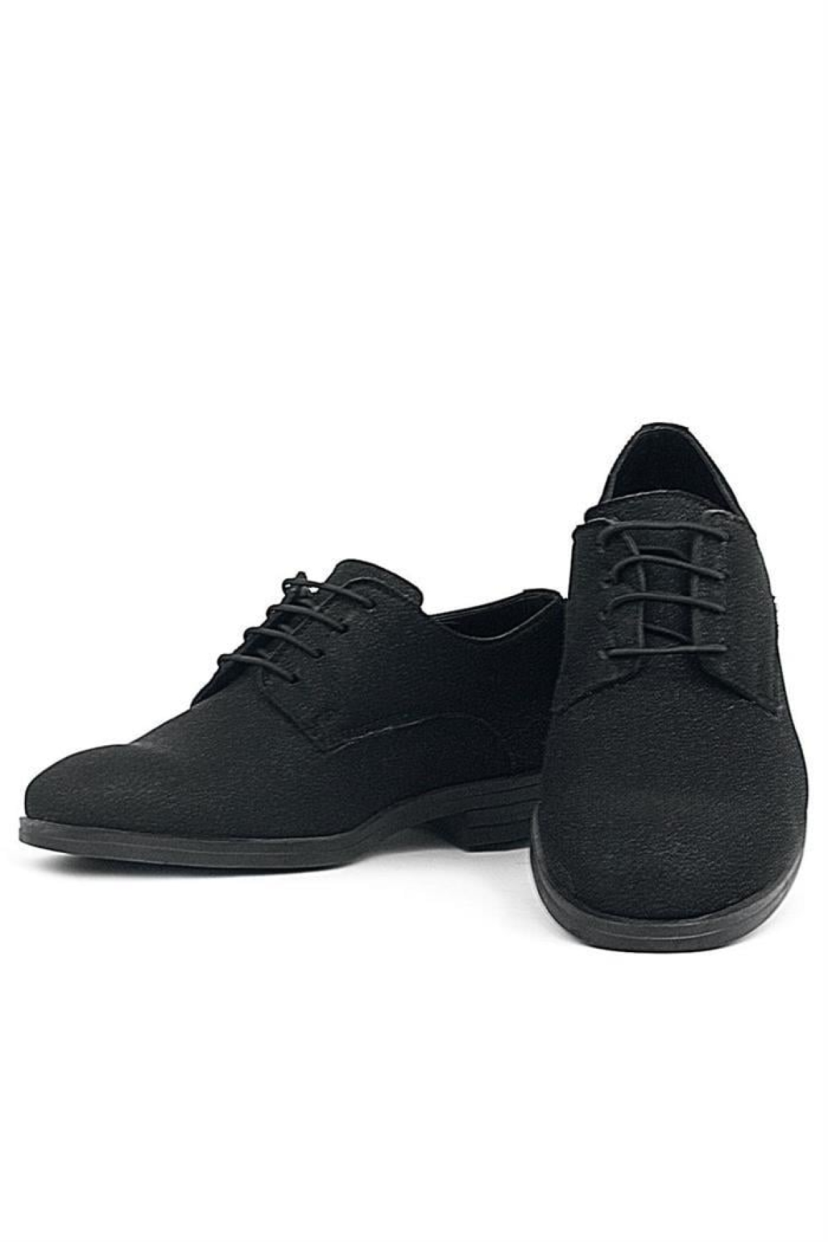 Siyah Simli Bağcıklı Takım Elbise Klasik Çocuk Ayakkabı - Görsel 8