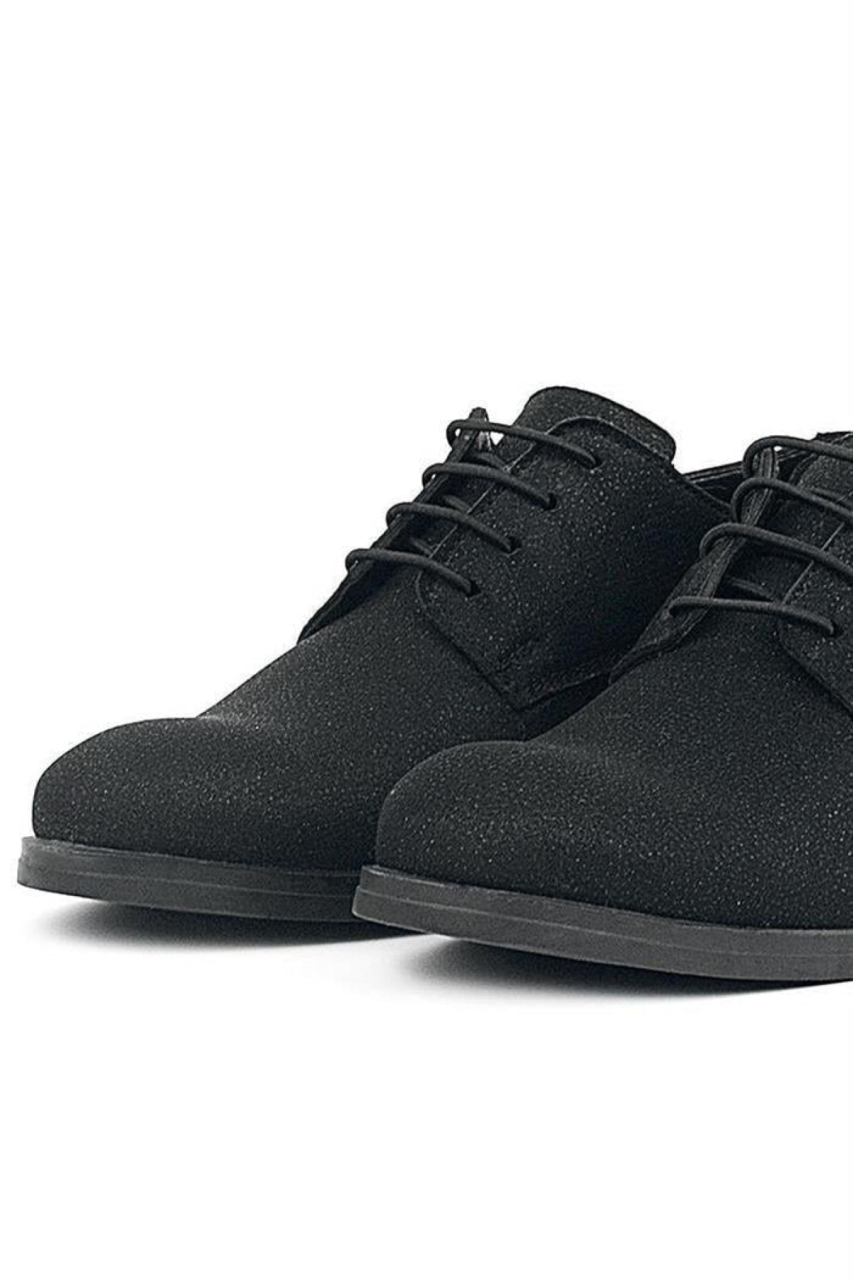 Siyah Simli Bağcıklı Takım Elbise Klasik Çocuk Ayakkabı - Görsel 9