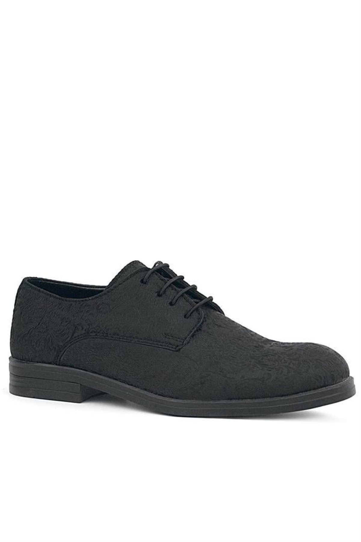 Siyah Bağcıklı Takım Elbise Klasik Çocuk Ayakkabı - Görsel 3