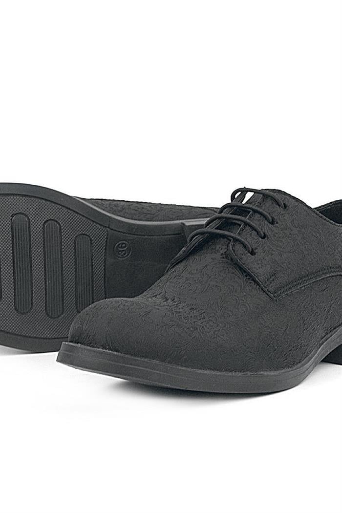 Siyah Bağcıklı Takım Elbise Klasik Çocuk Ayakkabı - Görsel 9