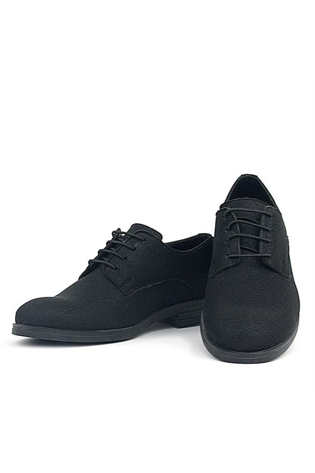 Siyah Simli Bağcıklı Takım Elbise Klasik Çocuk Ayakkabı - Görsel 7