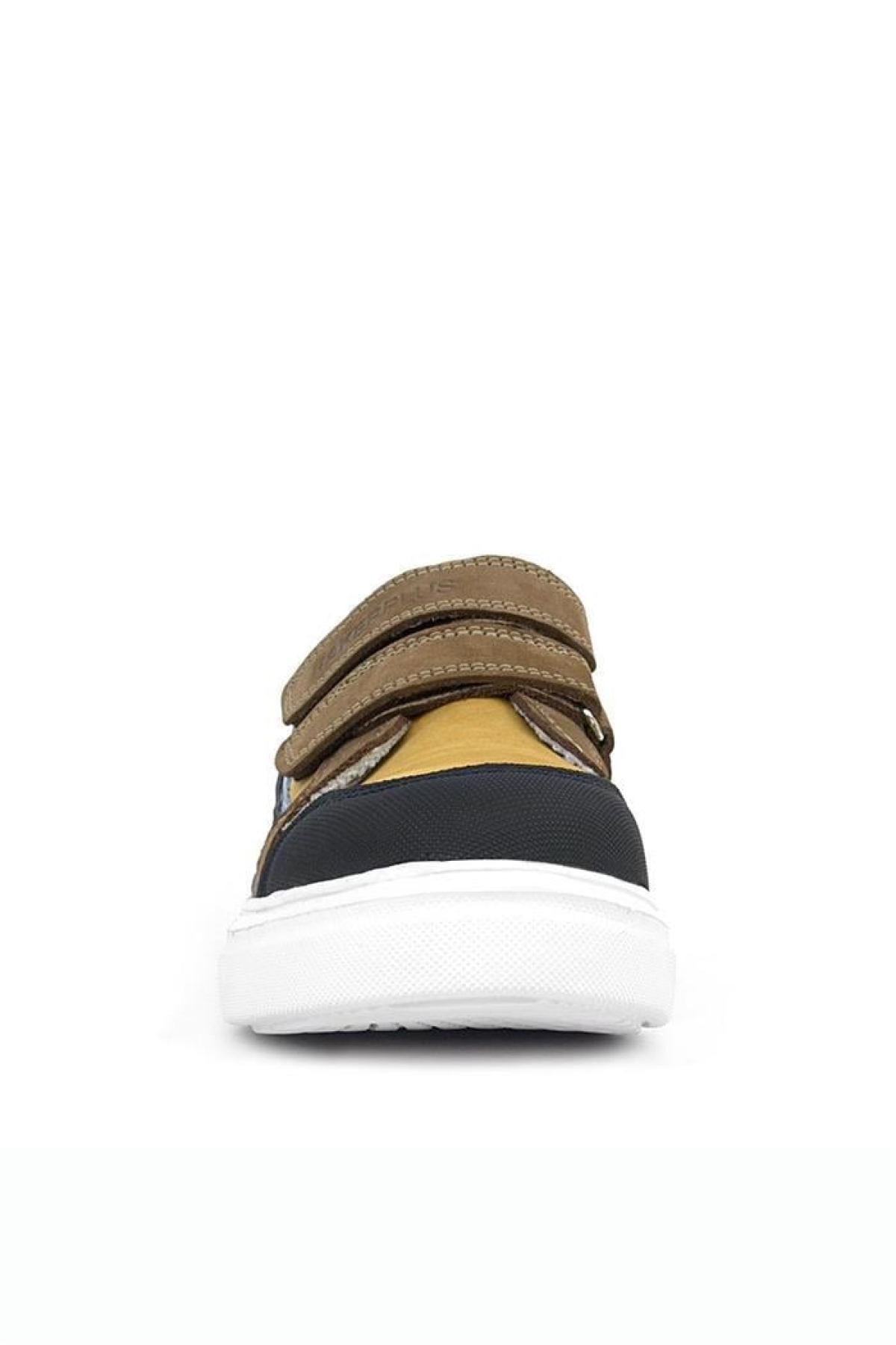 Hakiki Deri Taba Yüksek Taban Cırtlı Çocuk Günlük Spor Ayakkabı - Görsel 3