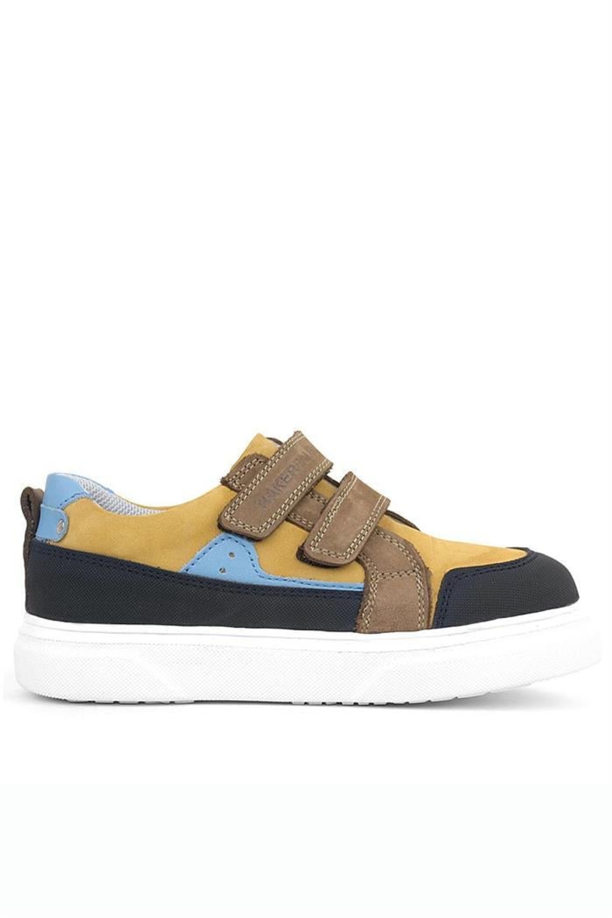 Hakiki Deri Taba Yüksek Taban Cırtlı Çocuk Günlük Spor Ayakkabı - Görsel 4