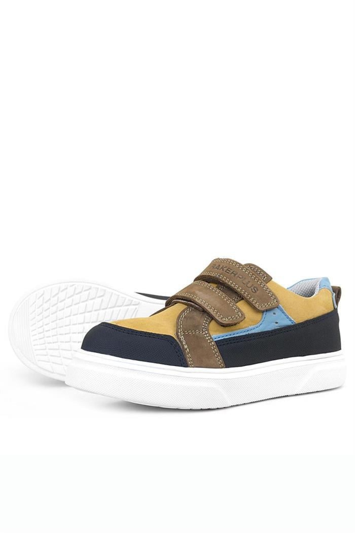 Hakiki Deri Taba Yüksek Taban Cırtlı Çocuk Günlük Spor Ayakkabı - Görsel 6