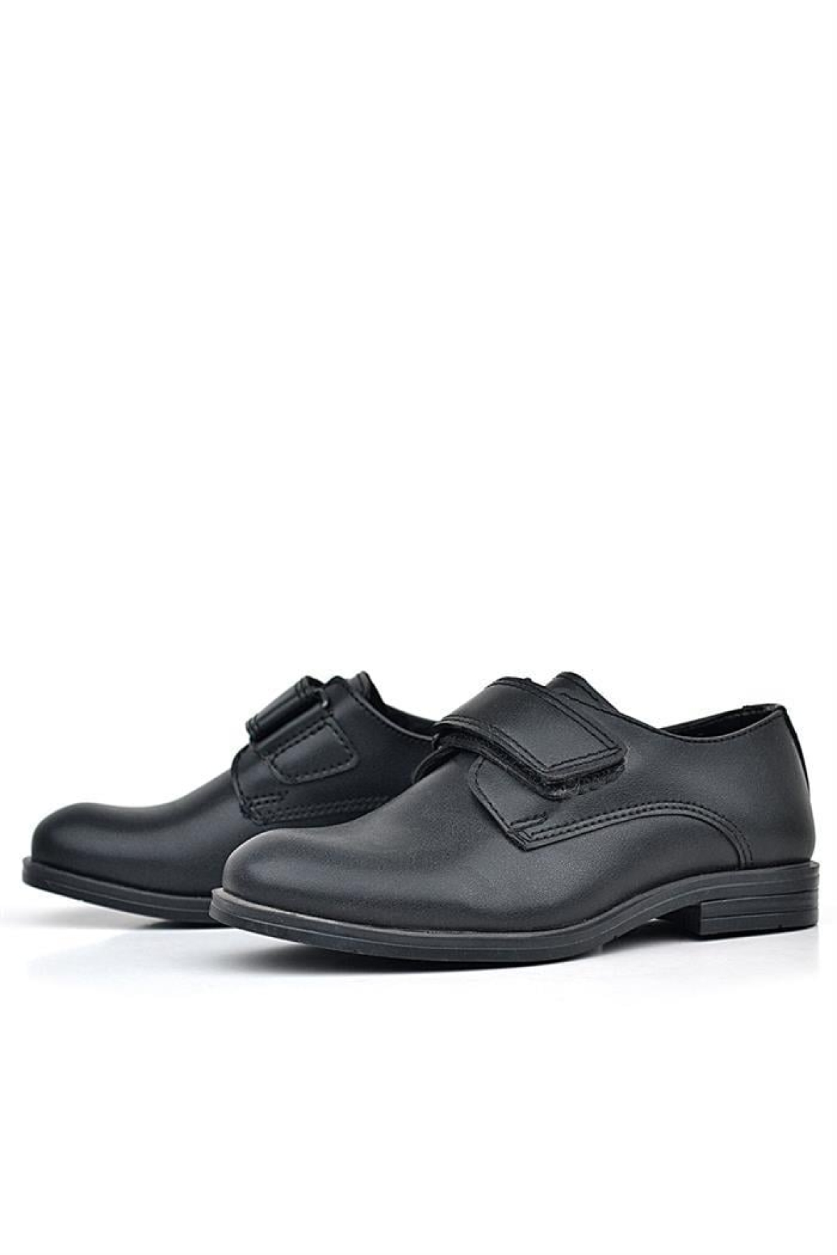 Siyah Mat Cırt Cırtlı Oxford Çocuk Okul Ayakkabısı - Görsel 5