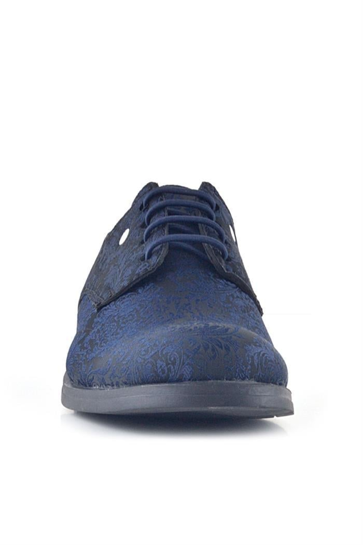 Lacivert Metal Detaylı Takım Elbise Çocuk Klasik Ayakkabı - Görsel 5