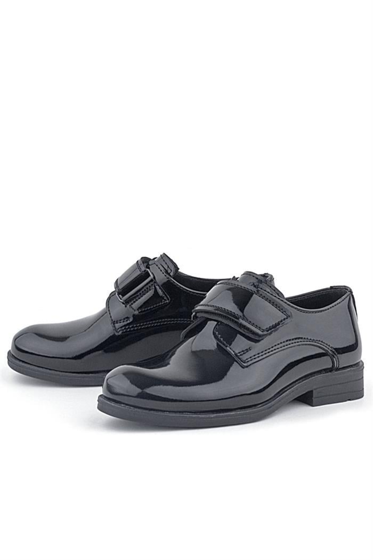 Siyah Rugan Cırt Cırtlı Oxford Çocuk Okul Ayakkabısı - Görsel 6