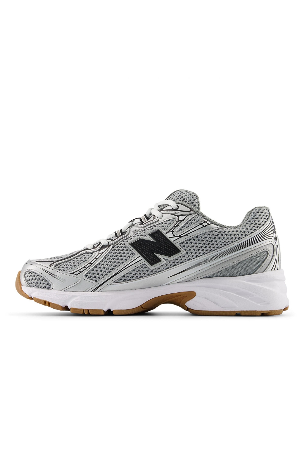 U740 Nb Lifestyle Unisex Shoes Gri-Siyah Unisex Spor Ayakkabı - Görsel 3