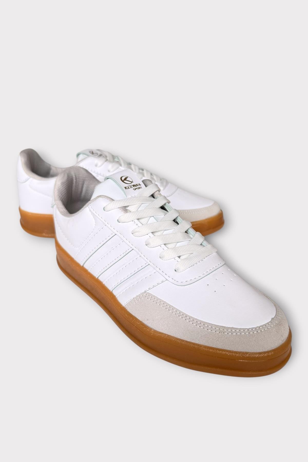 Liger Liger Erkek Günlük Bağcıklı Spor Ayakkabı BEYAZ Sneaker | Flo Beyaz - 3. görsel