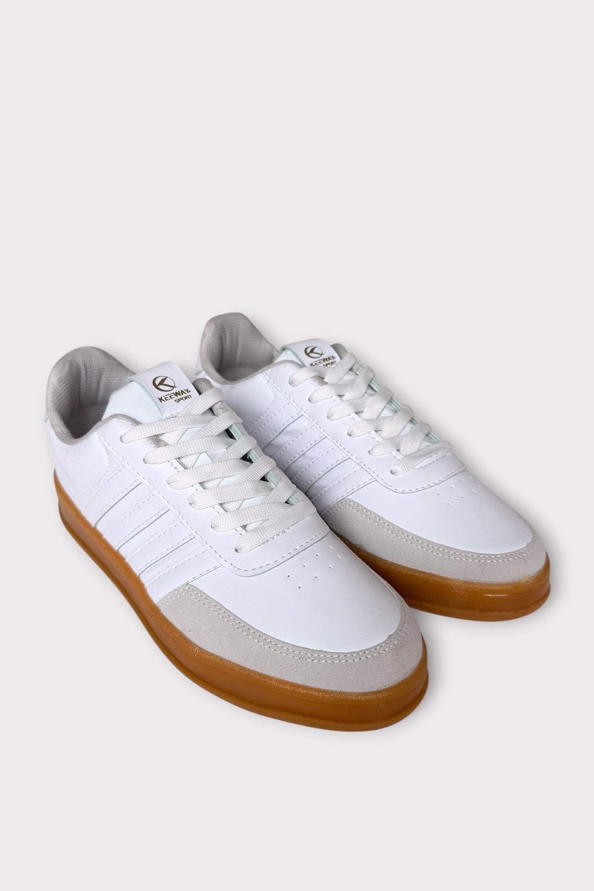 Liger Liger Erkek Günlük Bağcıklı Spor Ayakkabı BEYAZ Sneaker | Flo Beyaz - 4. görsel