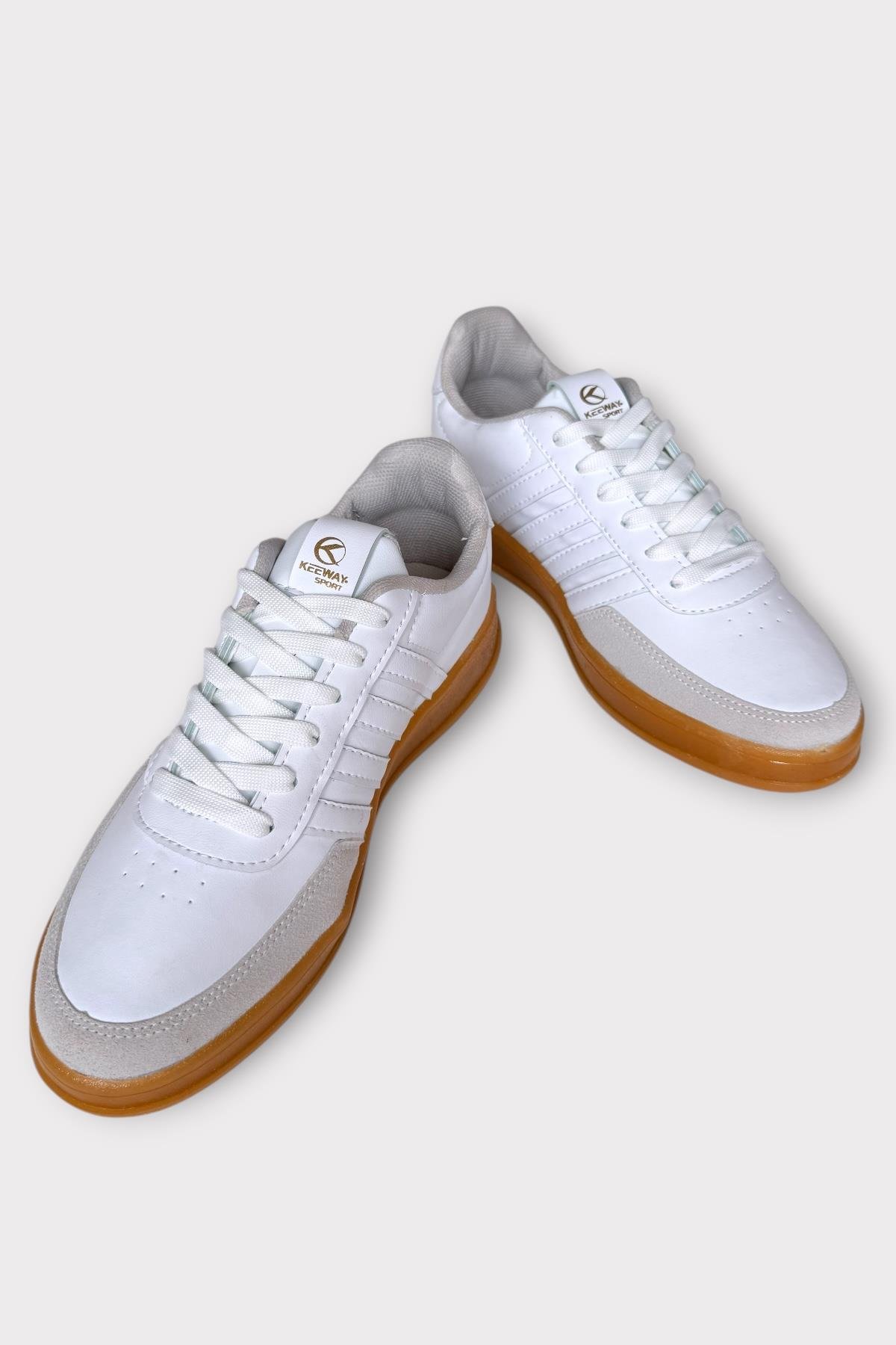 Liger Liger Erkek Günlük Bağcıklı Spor Ayakkabı BEYAZ Sneaker | Flo Beyaz - 5. görsel