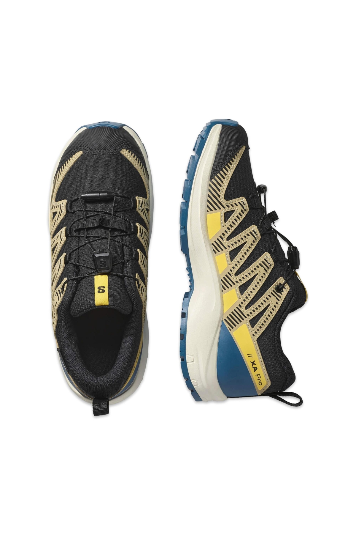 47729 F Xa Pro V8 Waterproof Outdoor Siyah-Sarı Çocuk Ayakkabı - Görsel 4