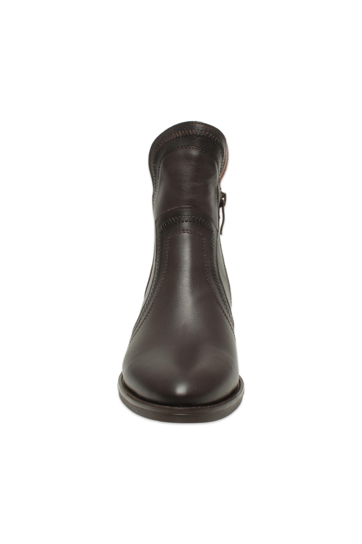 D25Kb-8080 Günlük Topuklu Kahverengi Kadın Bot - Görsel 4