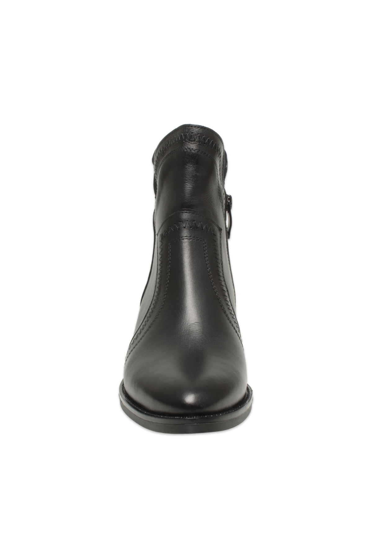 D25Kb-8080 Günlük Topuklu Siyah Kadın Bot - Görsel 4