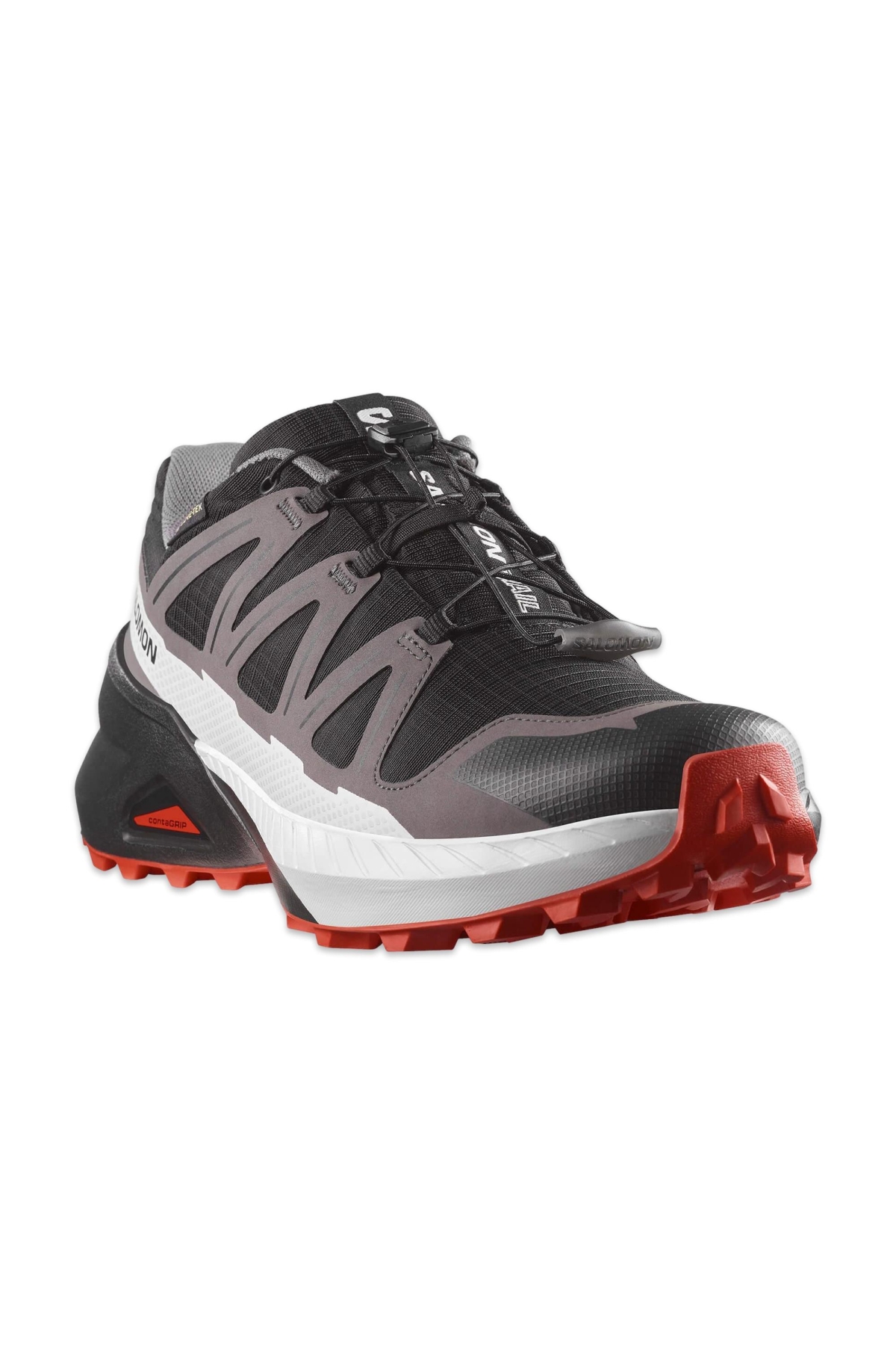 478538 Speedcross Peak Gtx Outdoor Patika Koşusu Siyah-Kırmızı Erkek Spor Ayakkabı - Görsel 2