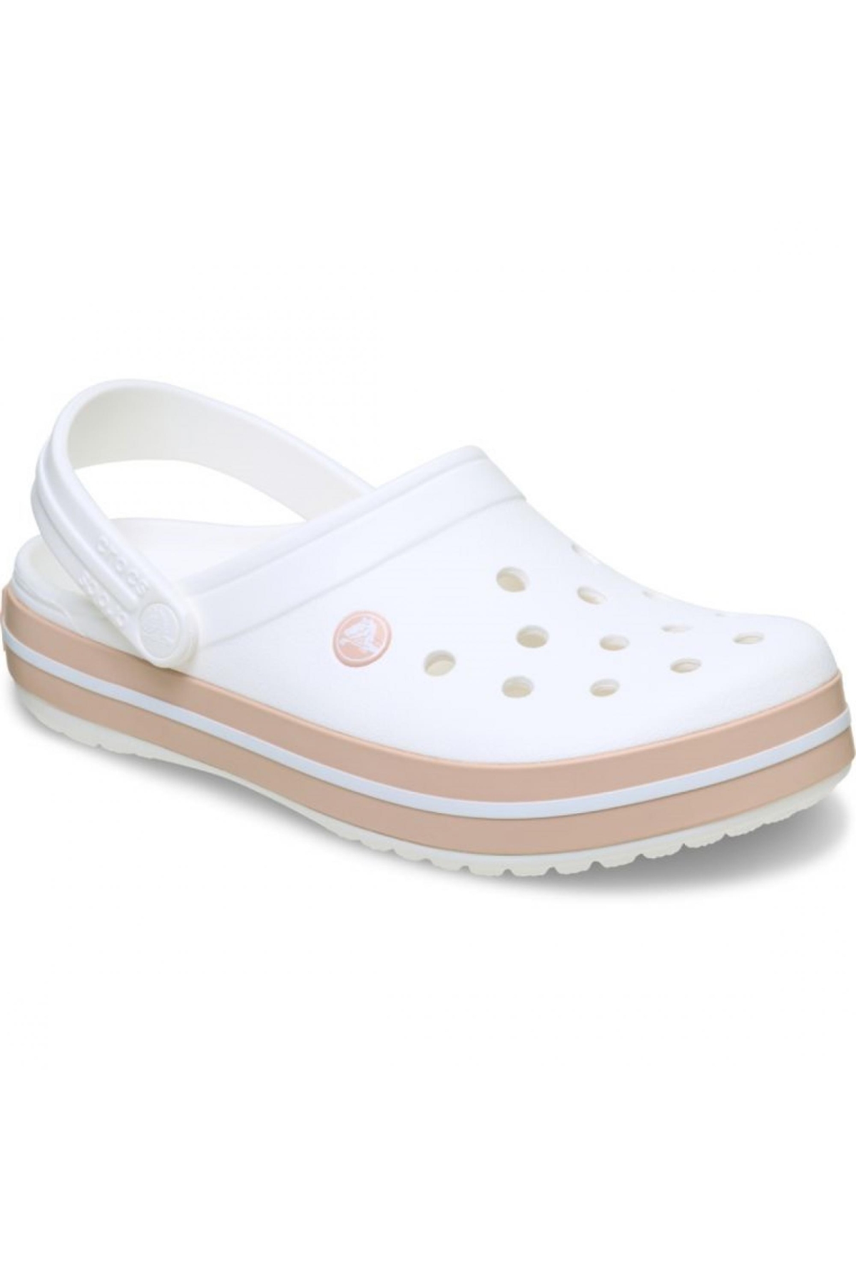 11016 Crocband Beyaz Unisex Terlik - Görsel 2