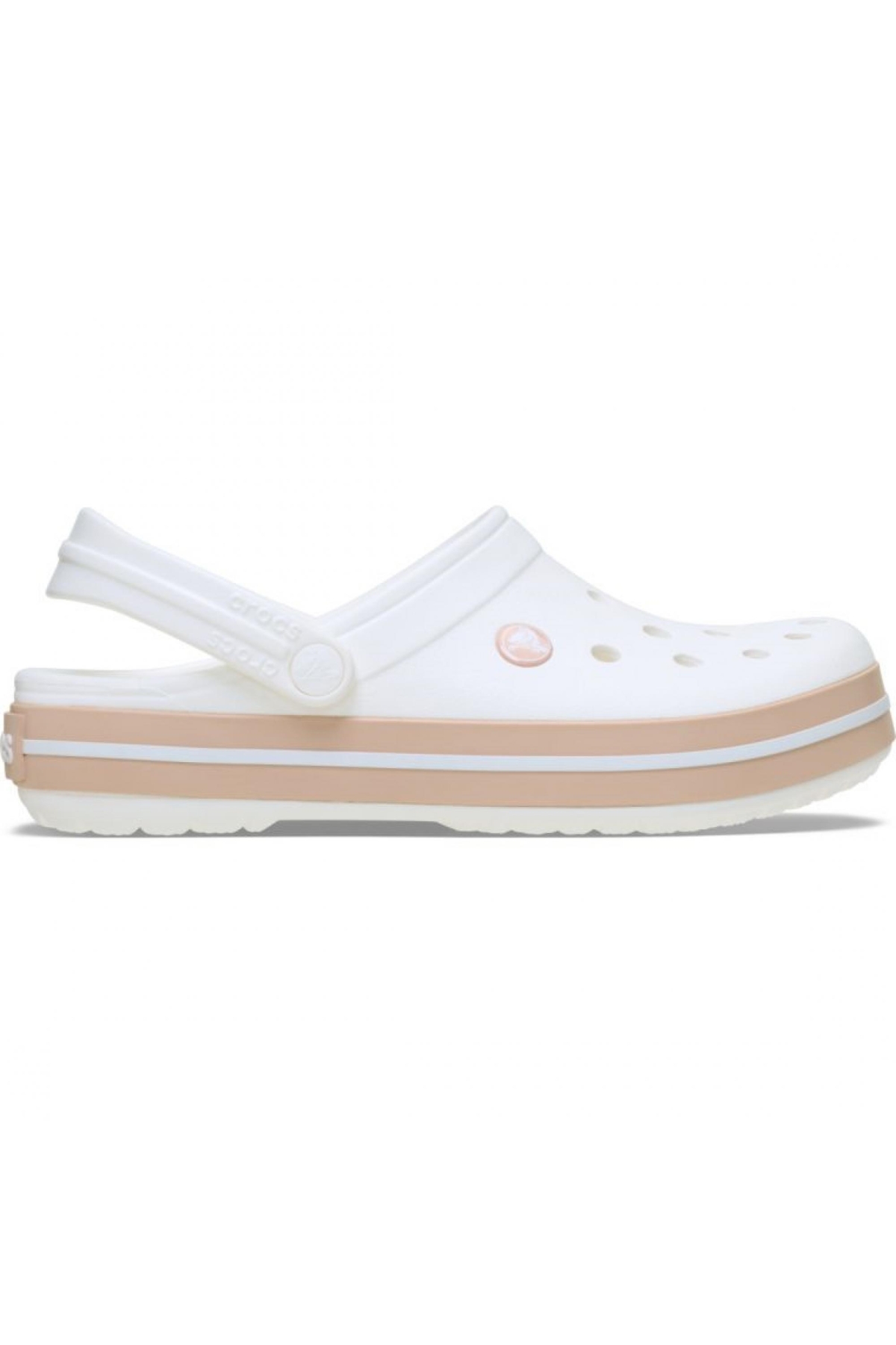 11016 Crocband Beyaz Unisex Terlik - Görsel 3