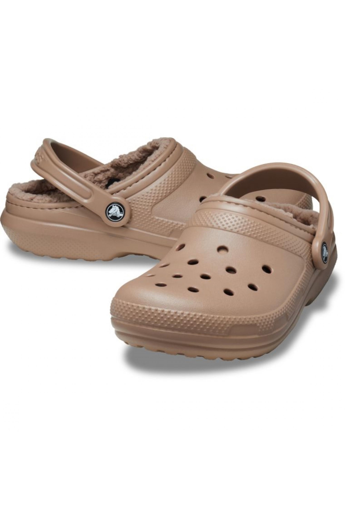 203591M Classic Lined Clog Karamel Unisex Terlik - Görsel 5