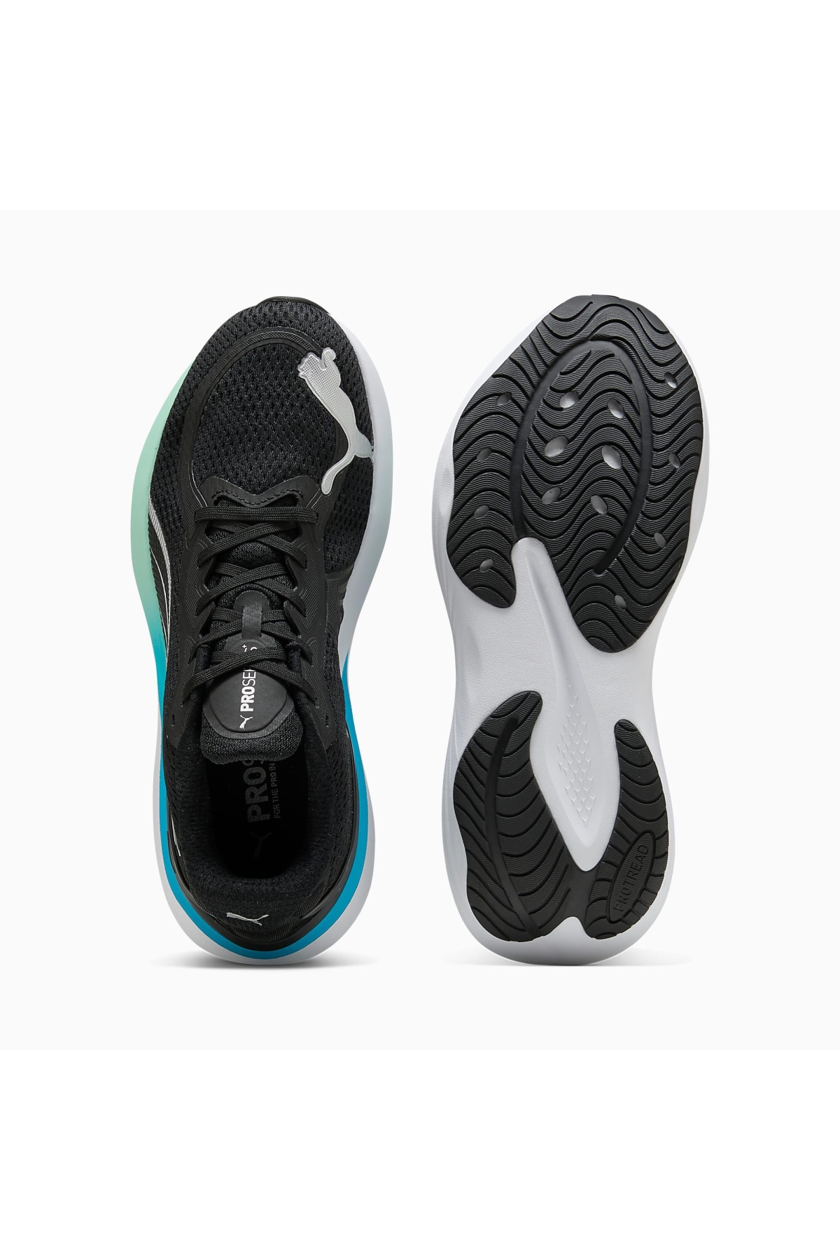 310779 Scend Pro 2 Koşu Siyah-Mavi Unisex Spor Ayakkabı - Görsel 6