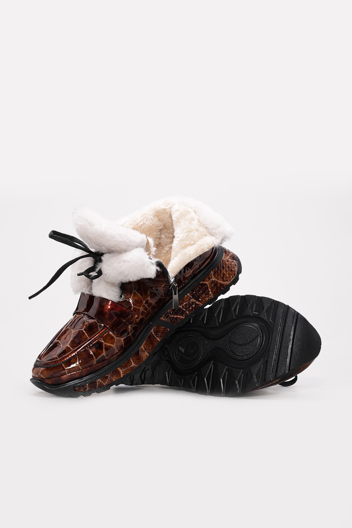 Hakiki Deri Kadın Klasik Bot 254SZA125 - Görsel 4