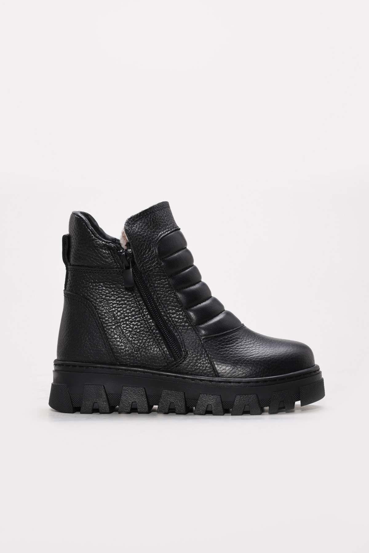 Hakiki Deri Kürklü Unisex Klasik Bot 770KXA260WX - Görsel 2