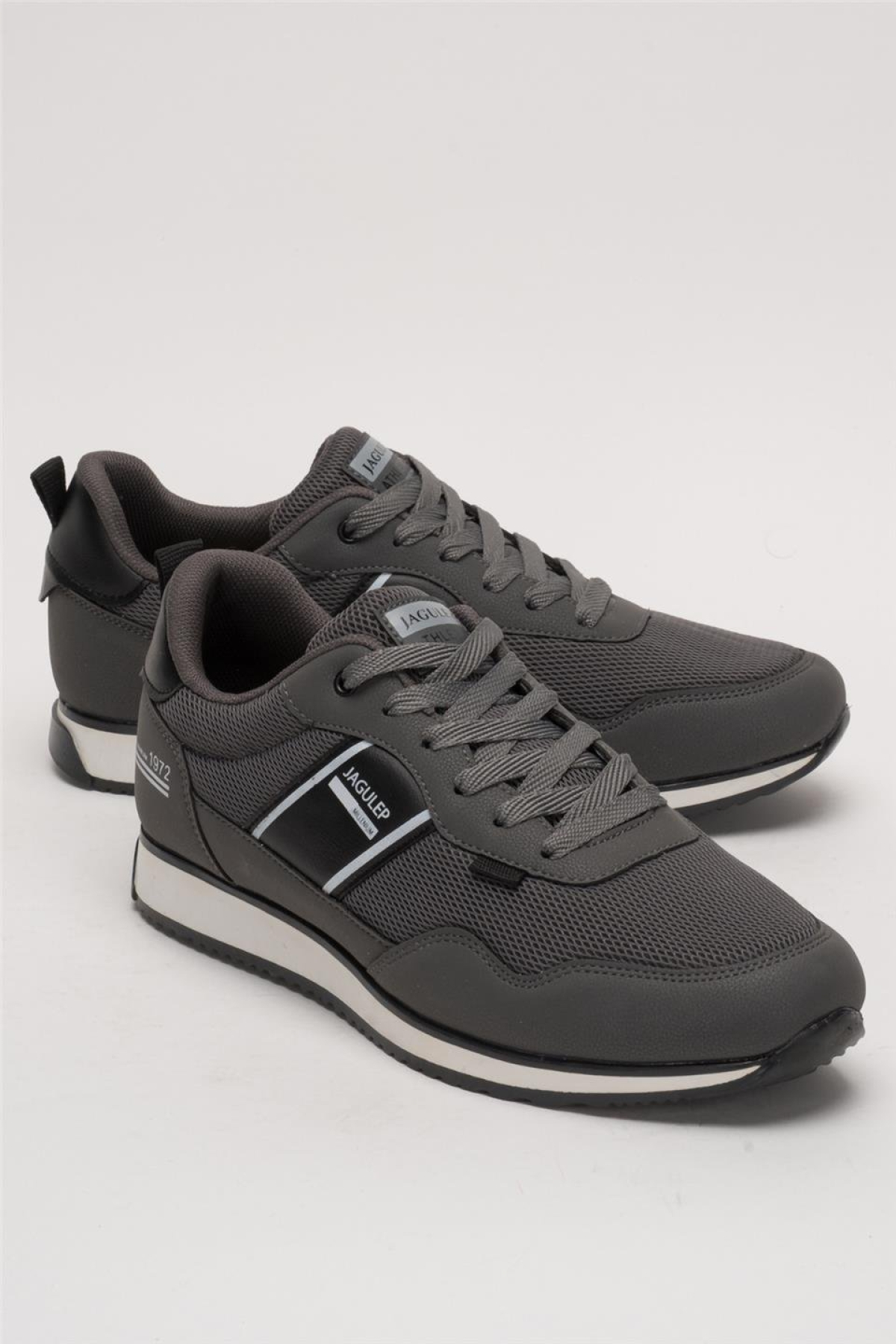 Erkek Günlük Sneaker Spor Ayakkabı FÜME-SİYAH - Görsel 3
