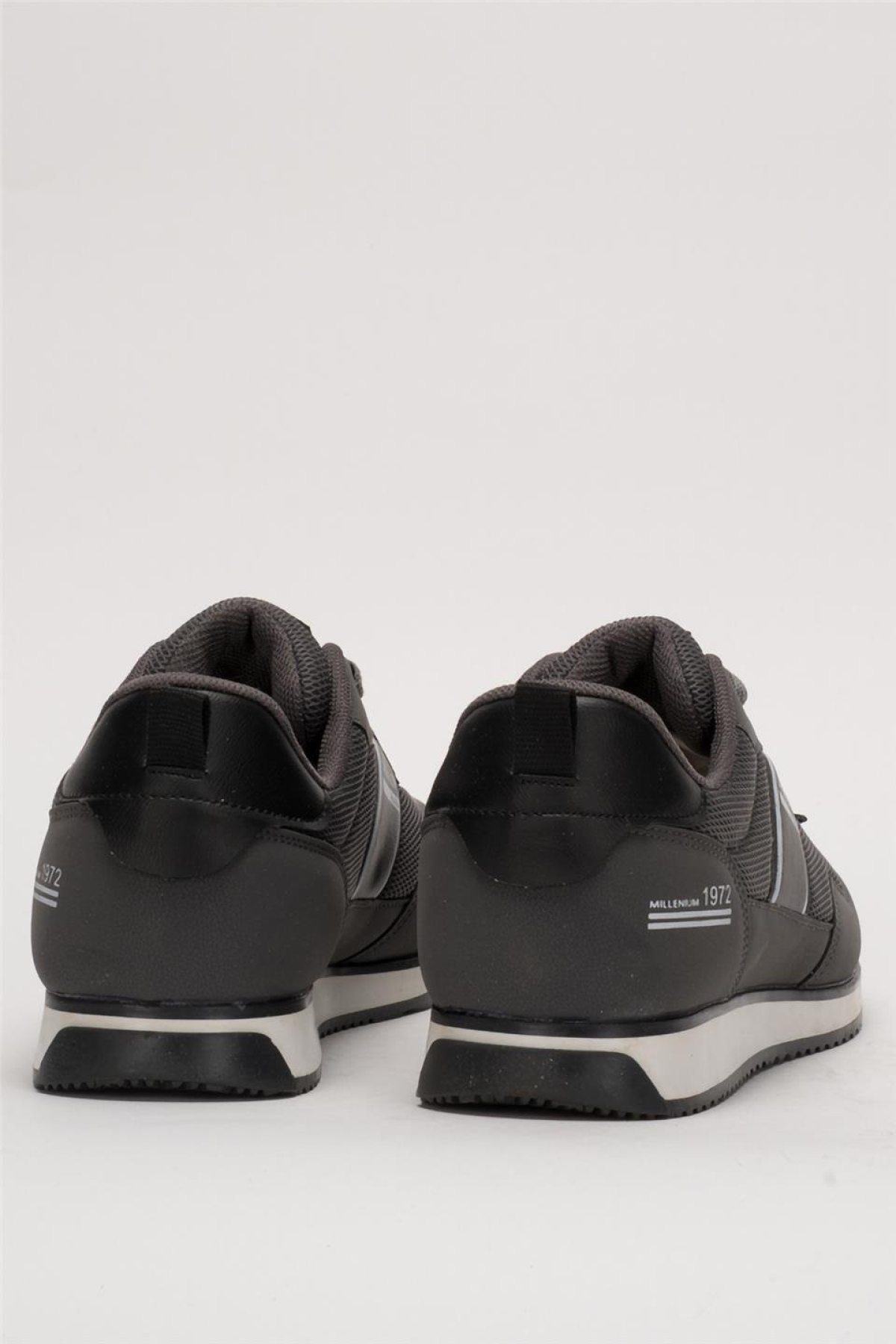 Erkek Günlük Sneaker Spor Ayakkabı FÜME-SİYAH - Görsel 5