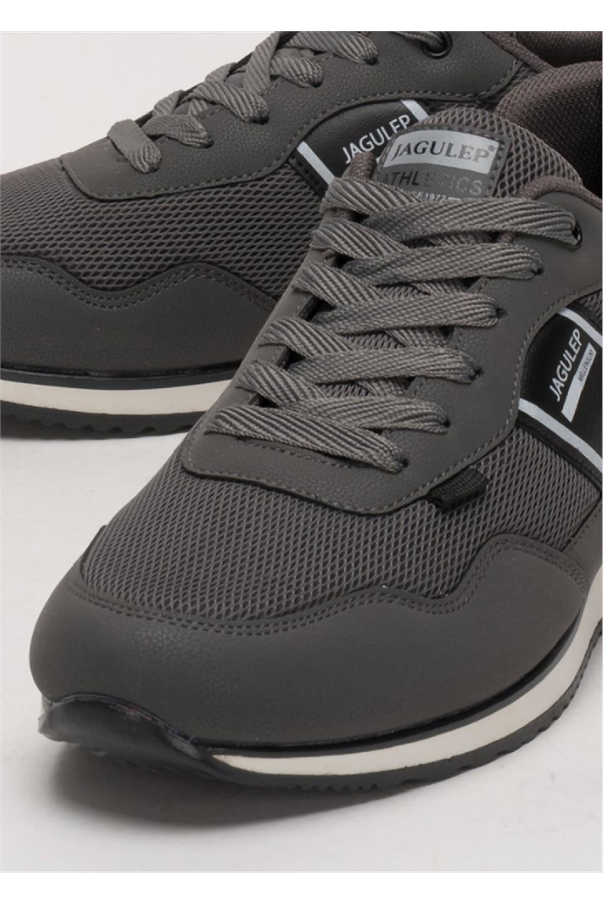 Erkek Günlük Sneaker Spor Ayakkabı FÜME-SİYAH - Görsel 6