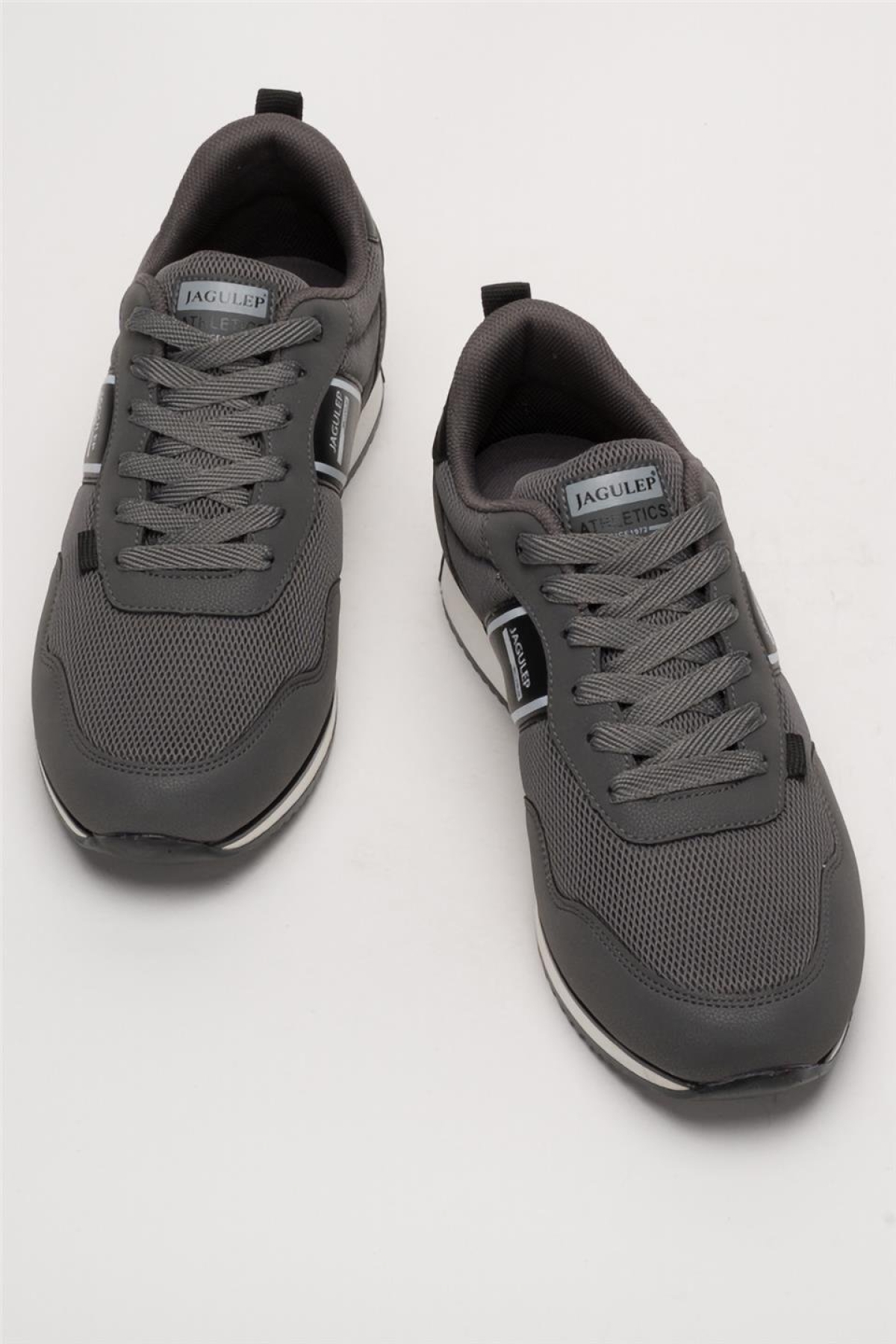 Erkek Günlük Sneaker Spor Ayakkabı FÜME-SİYAH - Görsel 7