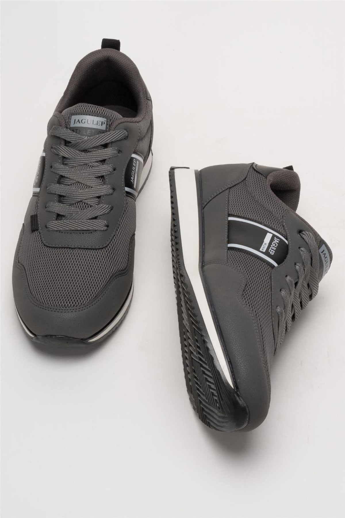 Erkek Günlük Sneaker Spor Ayakkabı FÜME-SİYAH - Görsel 8