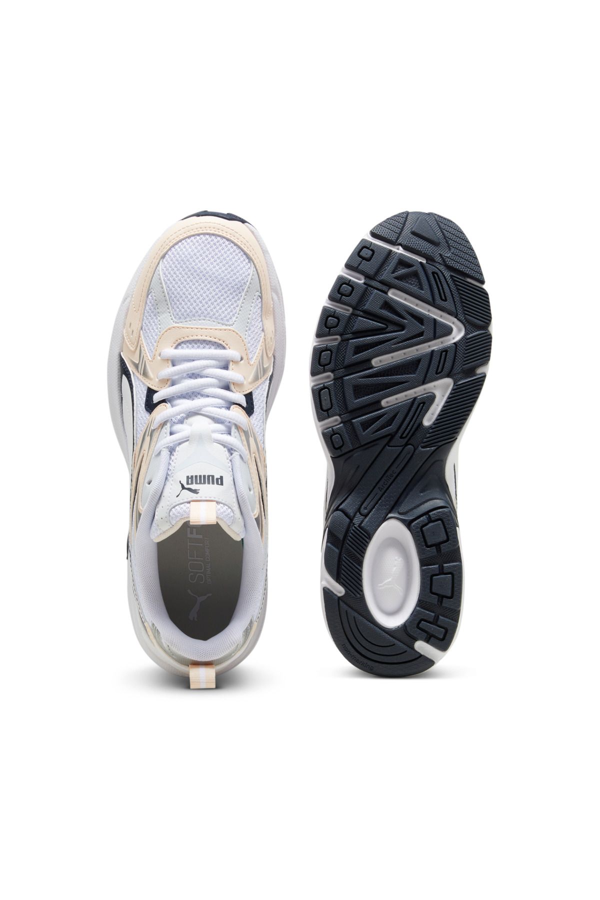 Milenio Tech Unisex Günlük Spor Ayakkabı 39232207-beyaz-gül Kurusu - Görsel 4