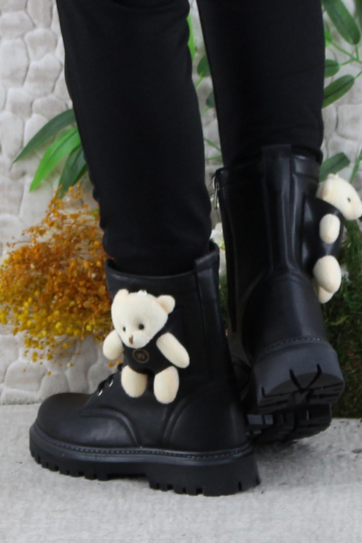 Wnt 2960 Anatomik Sıcak Astar Kaymaz Taban Postal Kız Çocuk Bot - Görsel 5