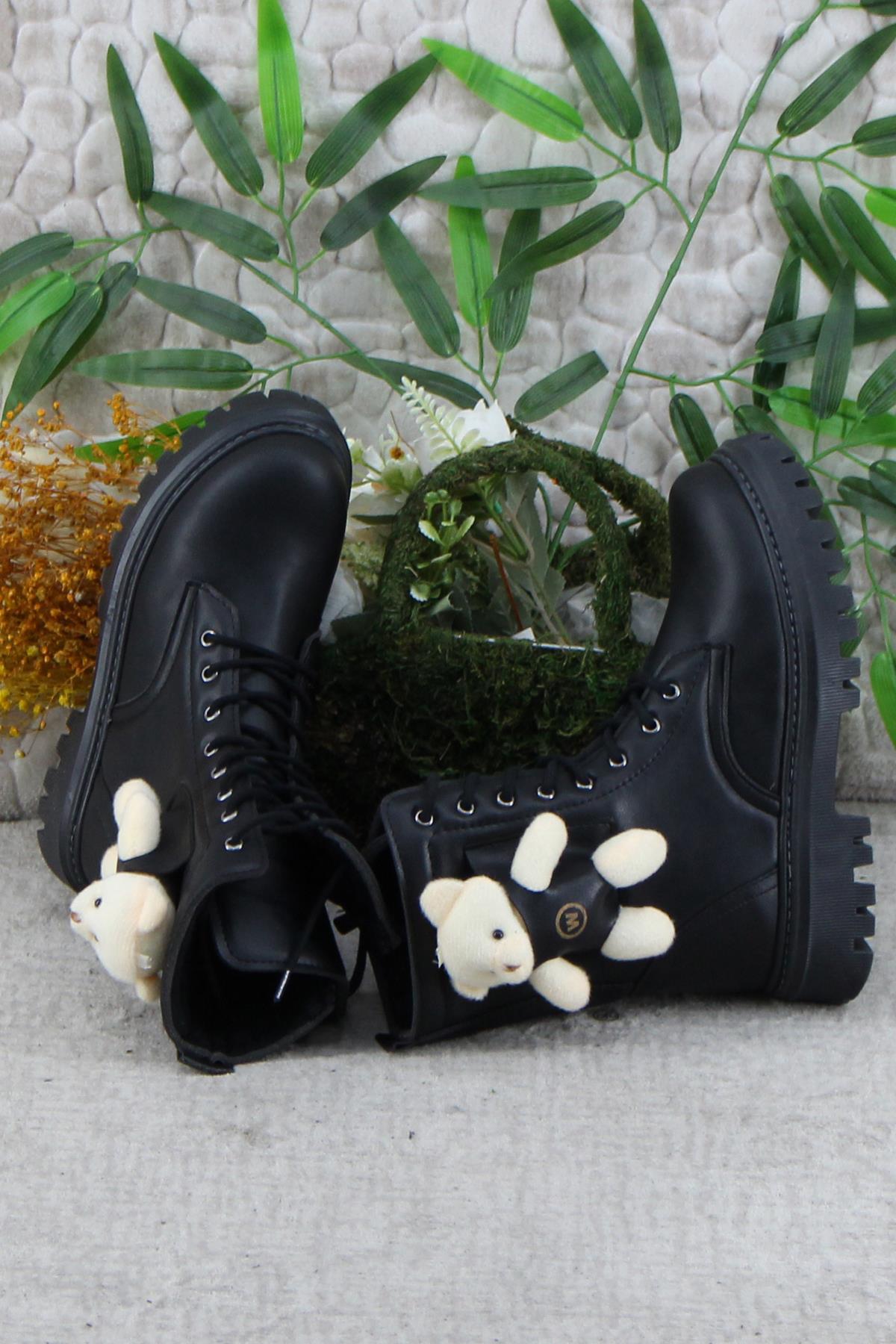 Wnt 2960 Anatomik Sıcak Astar Kaymaz Taban Postal Kız Çocuk Bot - Görsel 6