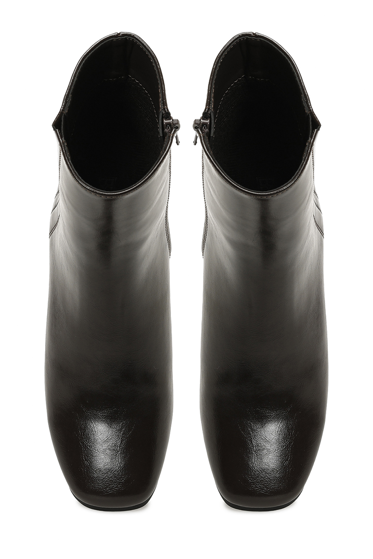 25K-7032 5PR Kahverengi Kadın Topuklu Bot - Görsel 5