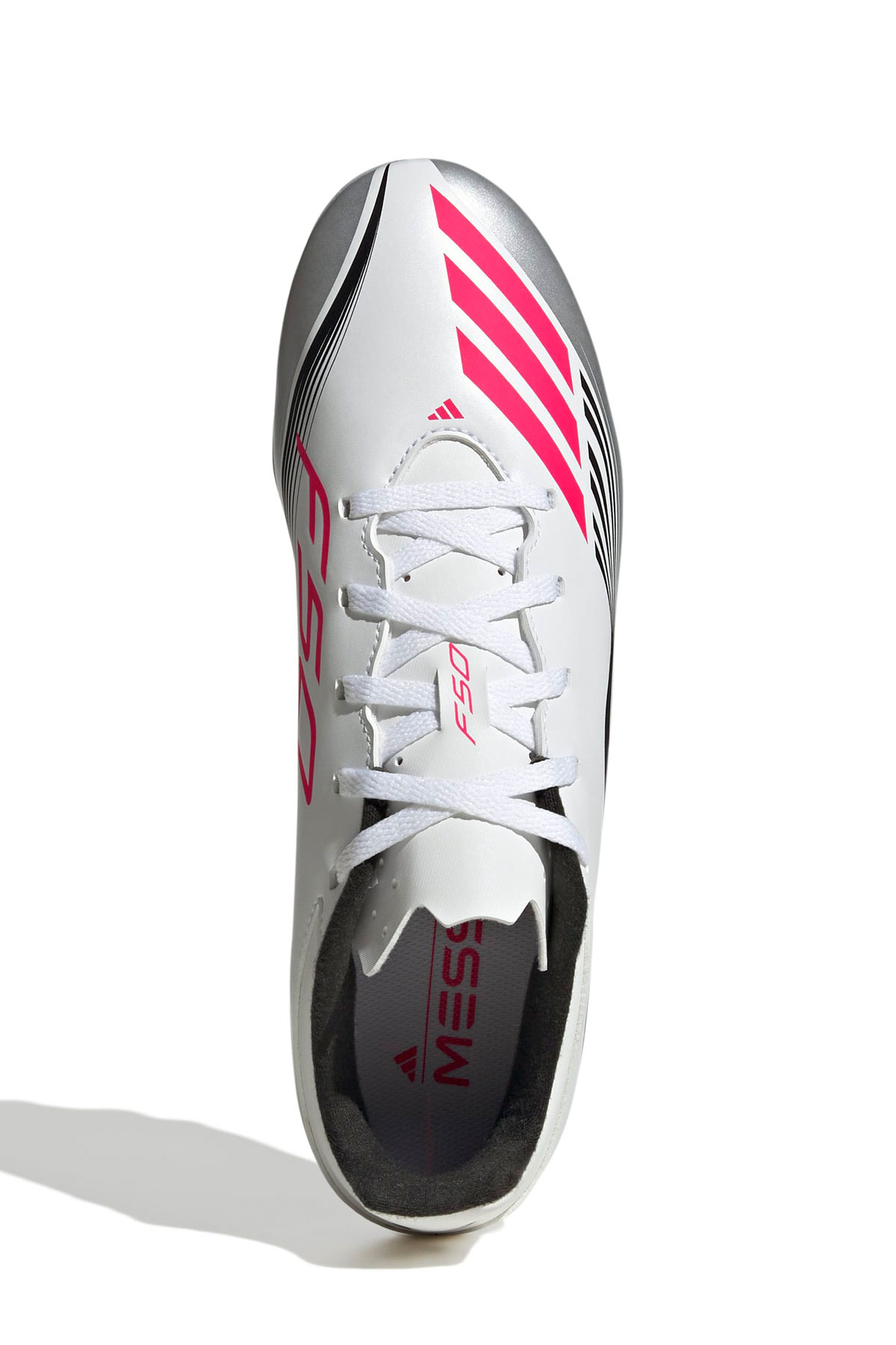 F50 MESSI CLUB FG/M Beyaz Erkek Krampon - Görsel 6