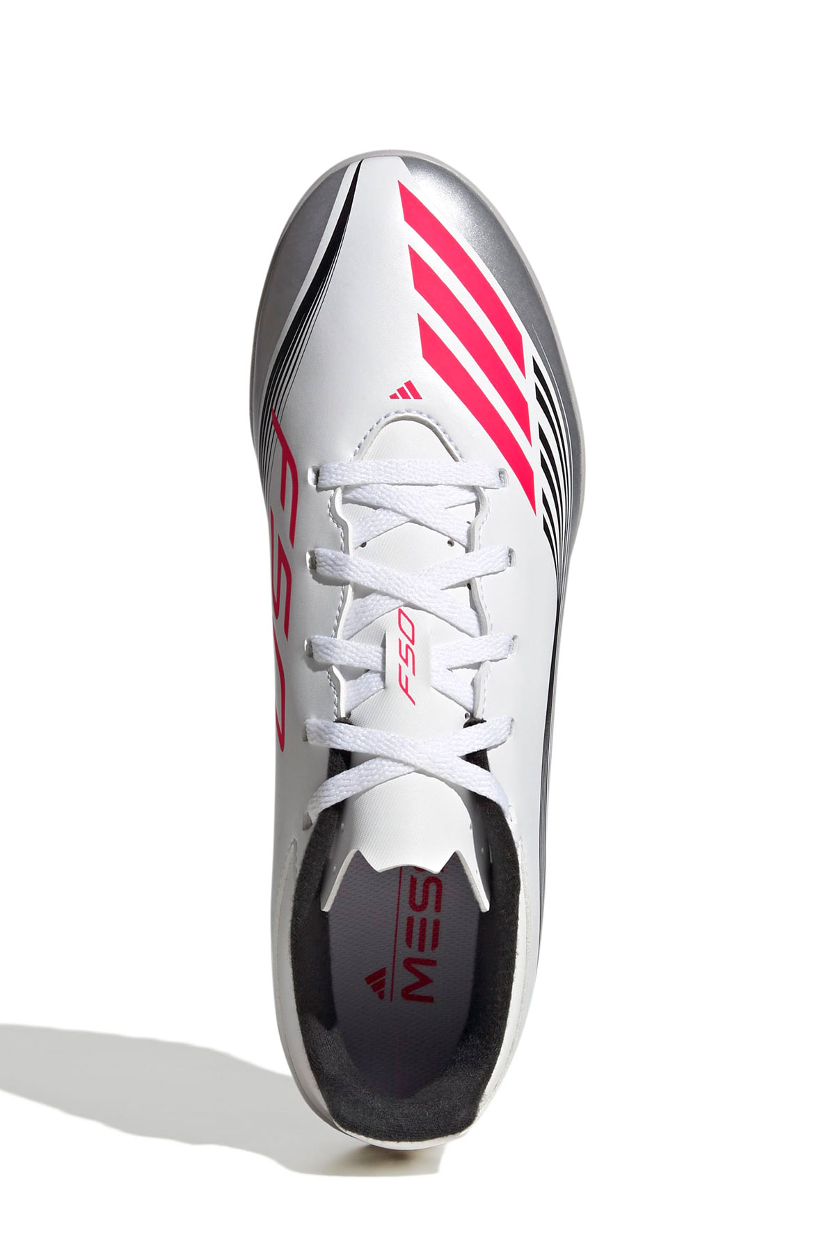 adidas F50 MESSI CLUB TF Beyaz Erkek Krampon - Görsel 6