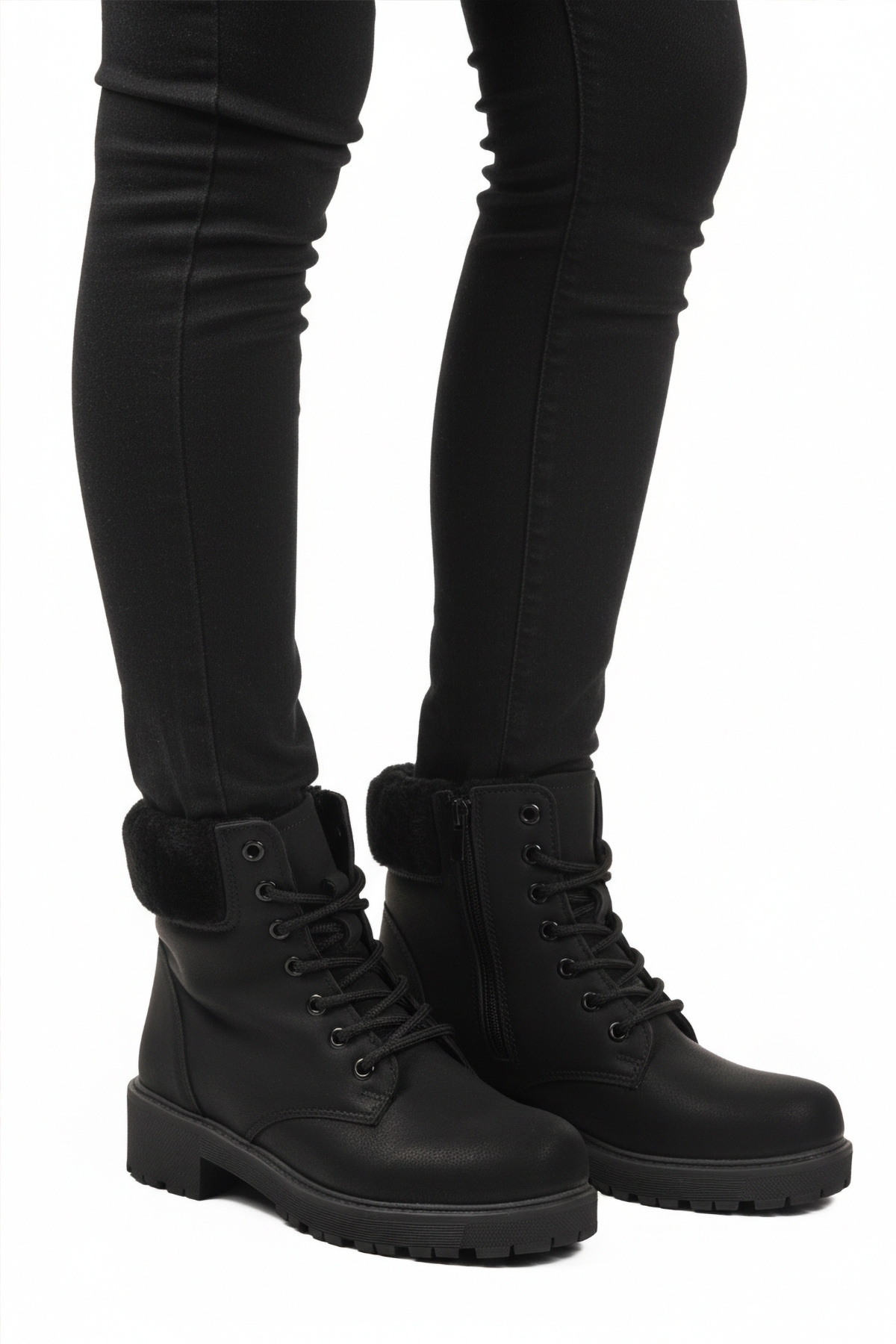 Aspor Siyah Zümrüt İçi Polarlı Kadın Topuklu Bot - Görsel 2