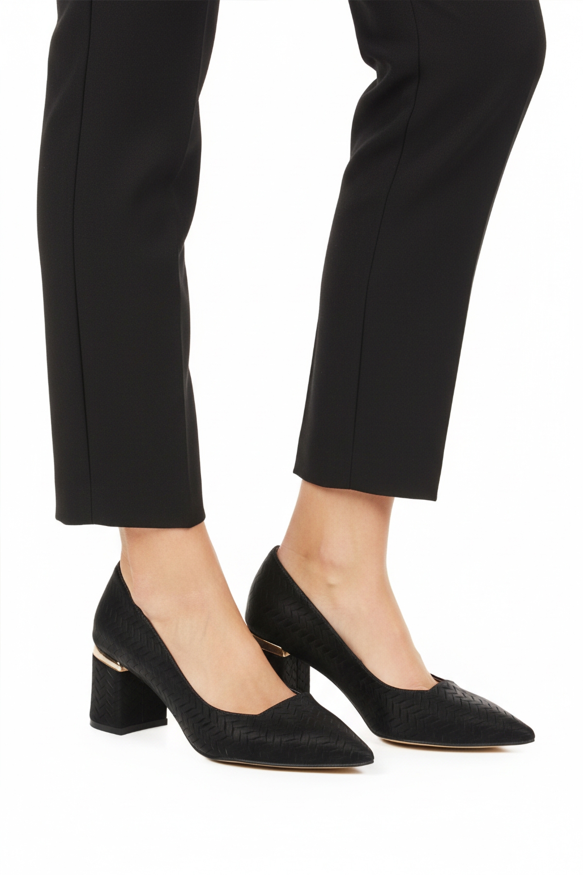 Aspor Siyah Kadın Topuklu Ayakkabı - Görsel 2