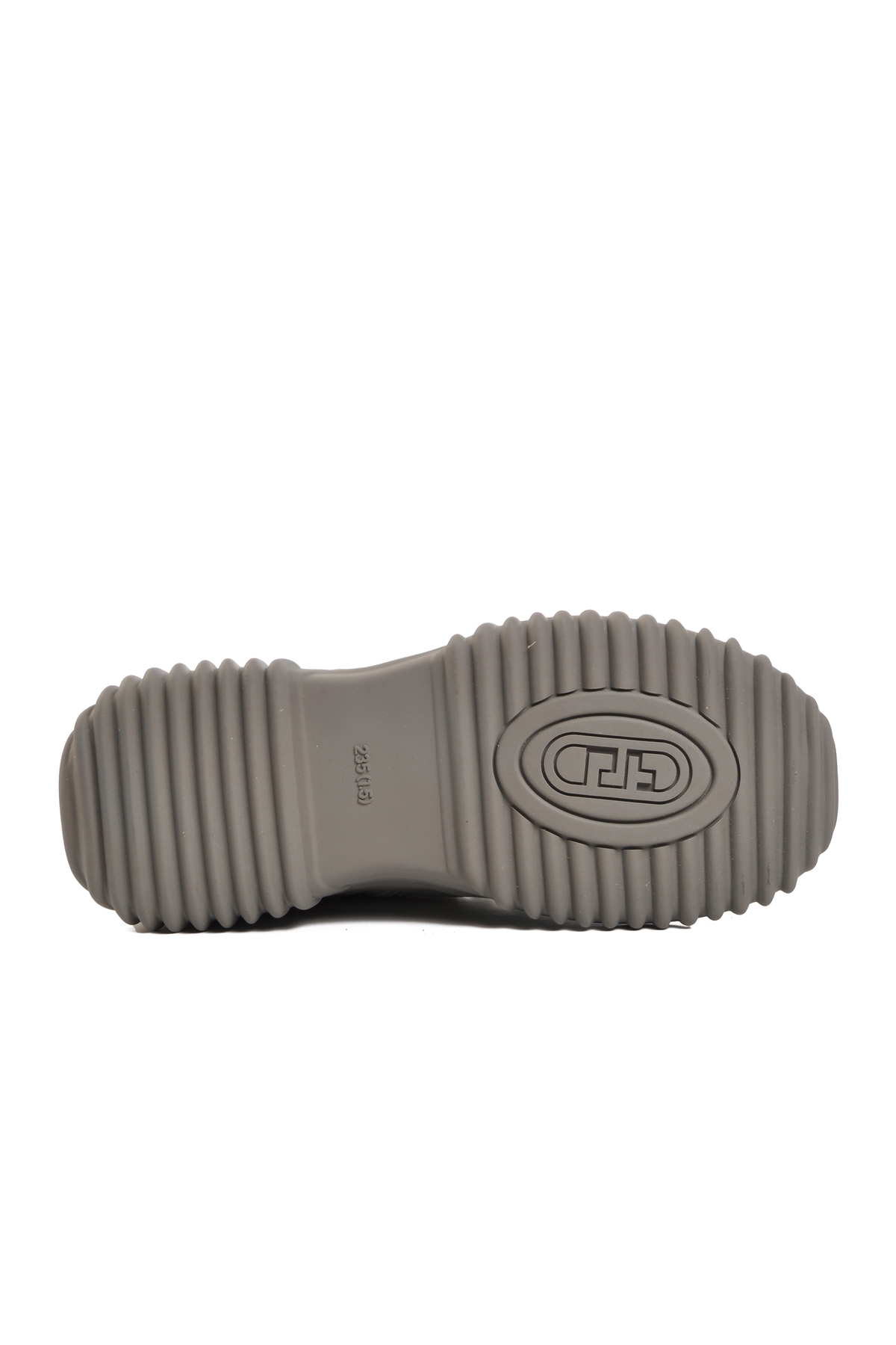 Gri Bağcıklı Fermuarlı Kadın Sneaker Bot - Görsel 6