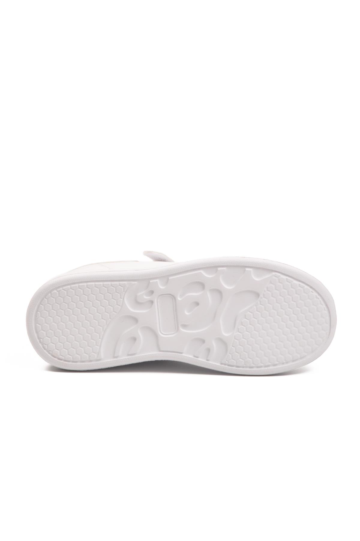 2540-26K F Beyaz Çocuk Spor Ayakkabı - Görsel 6