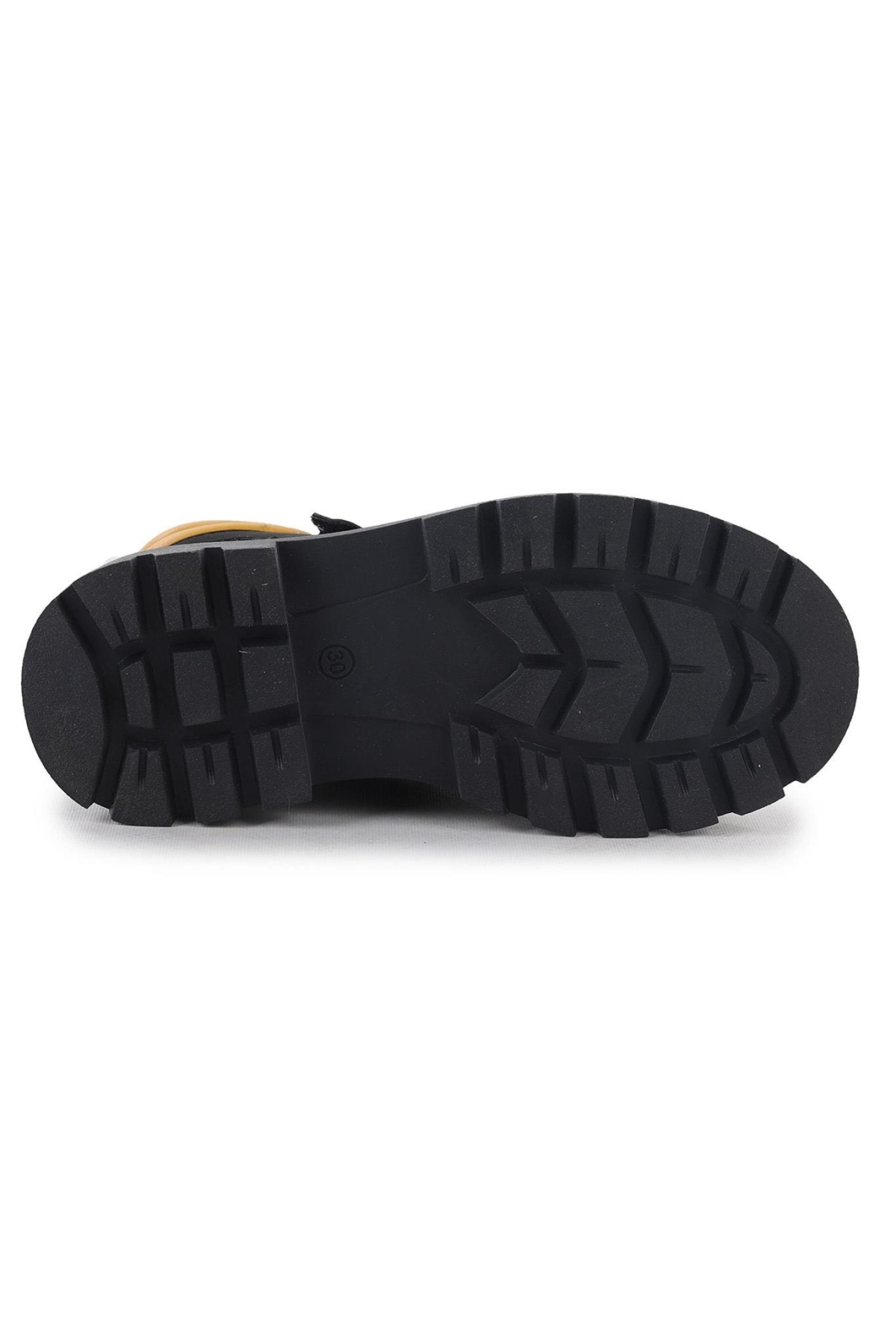 Azka Cırtlı Kız Çocuk Bot Ayakkabı Siyah - Sarı - Görsel 6