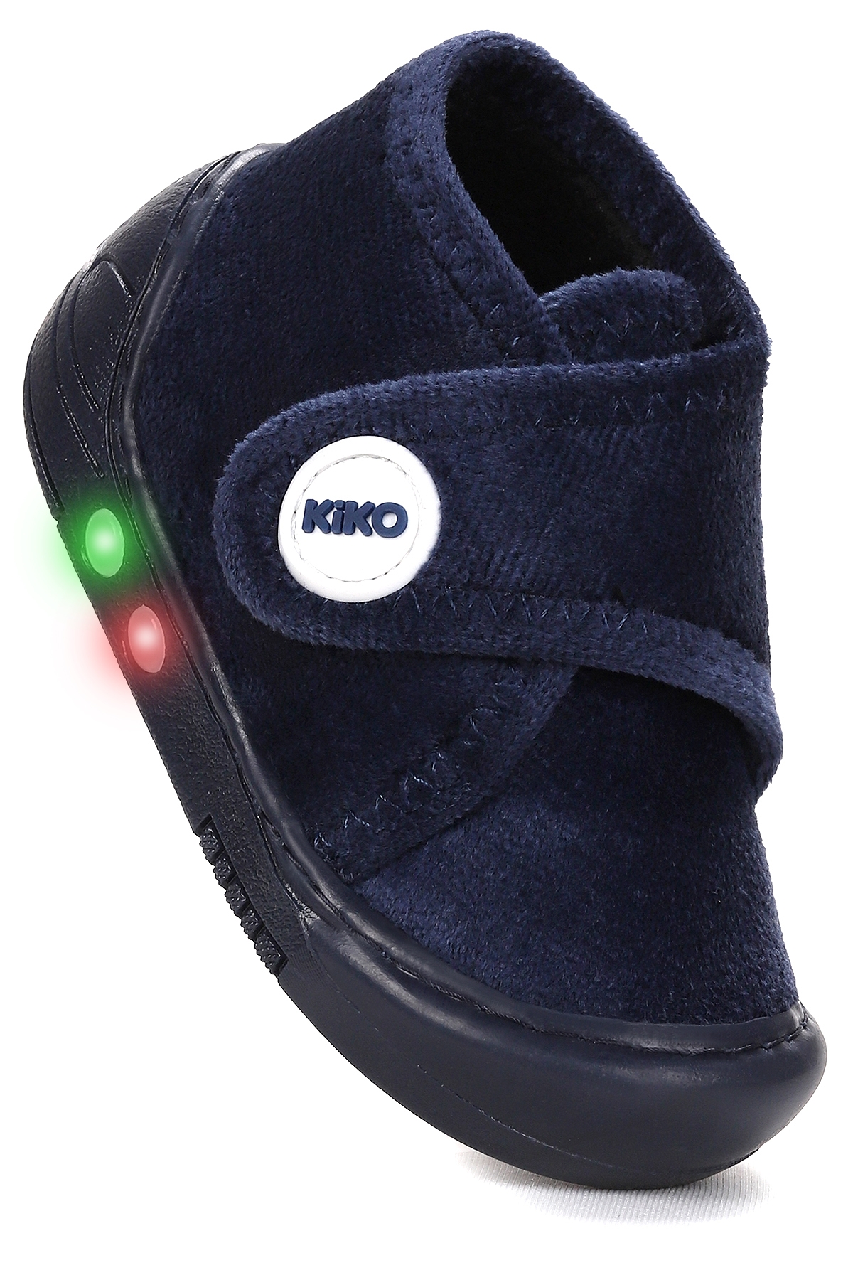 Petri Günlük Işıklı Kız Bebek Ev Okul Kreş Panduf Lacivert - Görsel 4