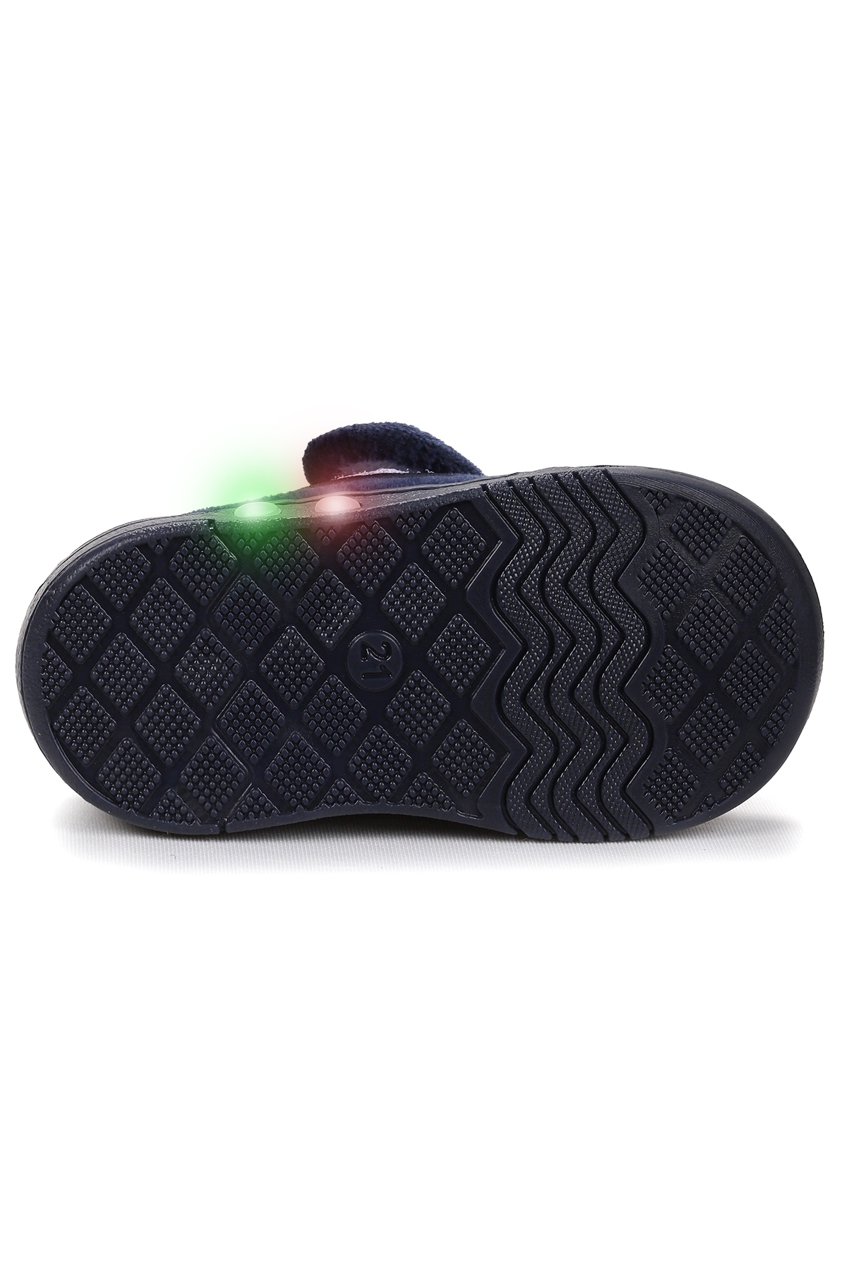 Petri Günlük Işıklı Kız Bebek Ev Okul Kreş Panduf Lacivert - Görsel 6