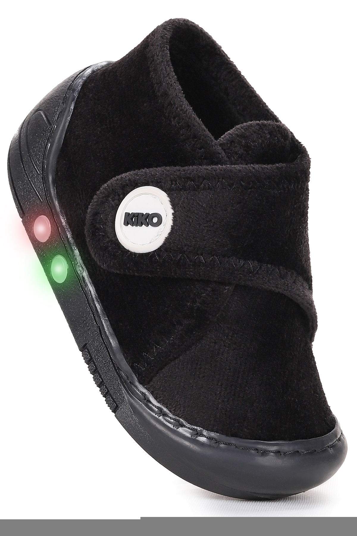 Petri Günlük Işıklı Kız Bebek Ev Okul Kreş Panduf Siyah - Görsel 4